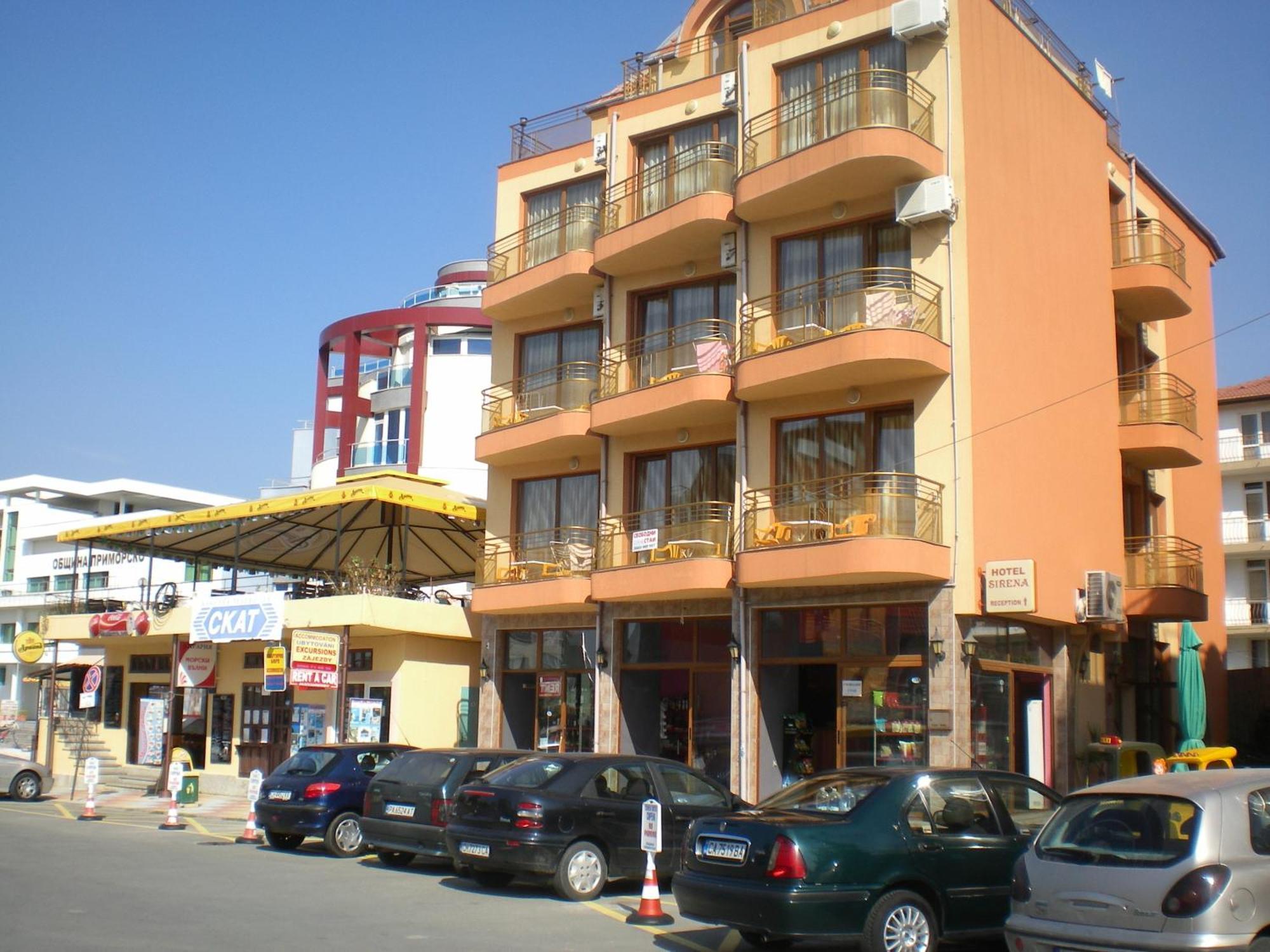 Hotel Sirena Primorsko Exteriör bild